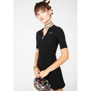 dELiA*s x Dolls Kill | Knit Mini Dress Black | Medium